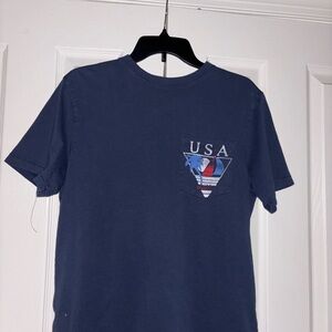 Chubbies Blue USA Graphic Men's Shirt